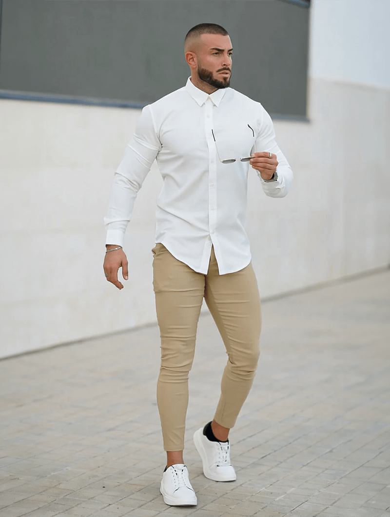 Marcus Tailored Shirt - Weiß