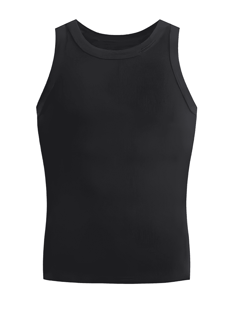 Kairo Stretch Tank Tops - Black