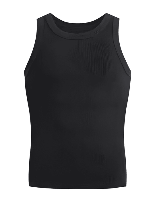 Kairo Stretch Tank Tops - Black