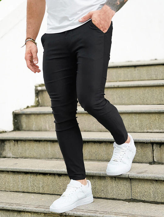 Smart Fit Set | Noa Pants Black + Aleano White T-Shirt