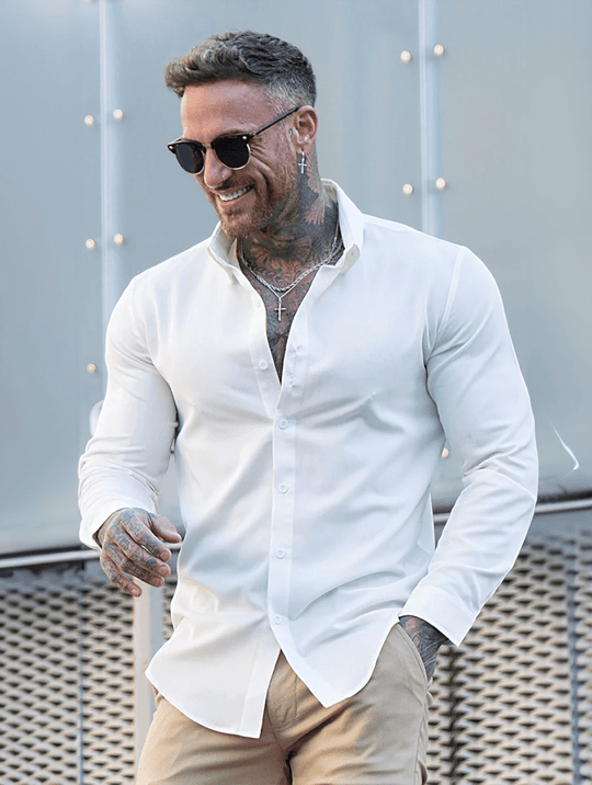 Marcus Tailored Shirt - Weiß