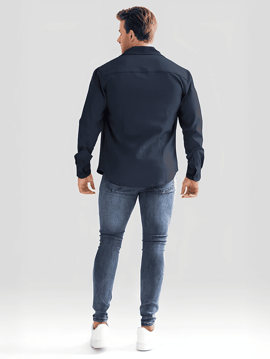 Simon Overshirt - Navy Blue