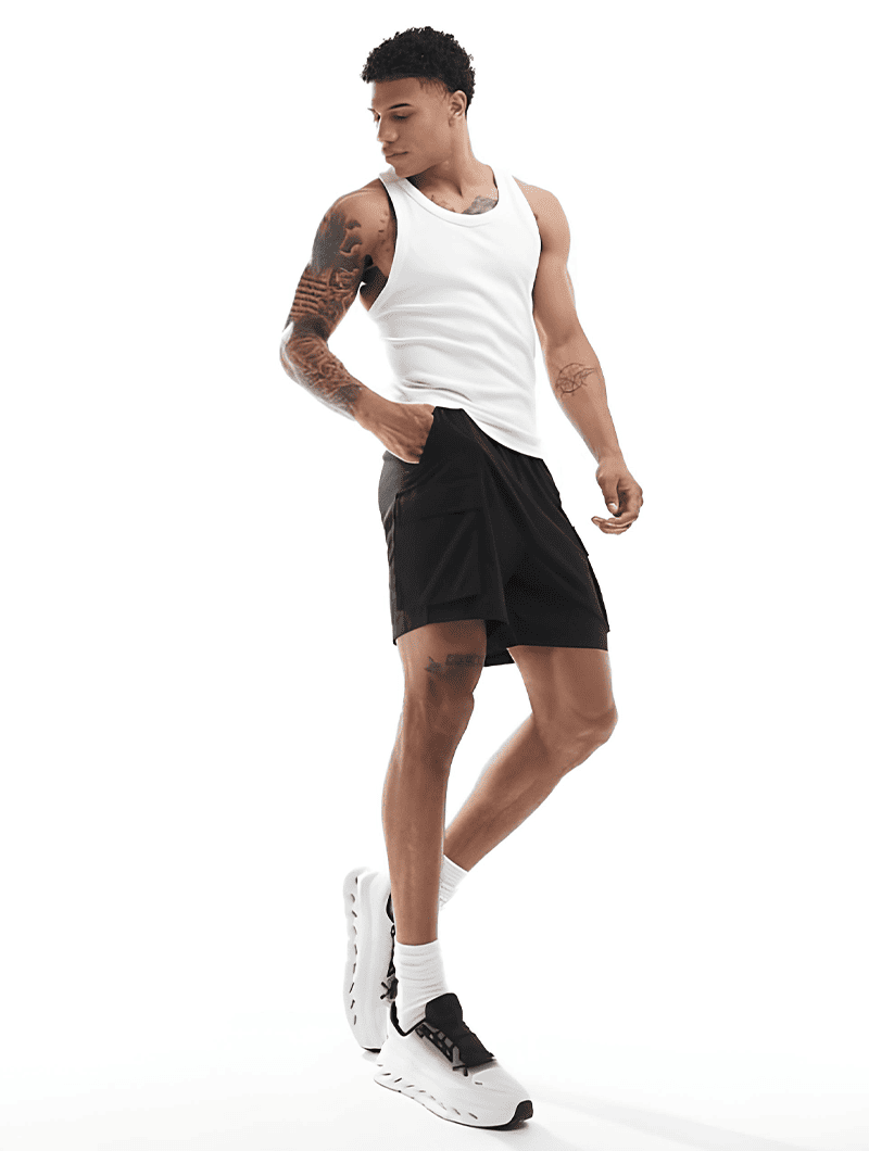 Kairo Stretch Tank Tops - White