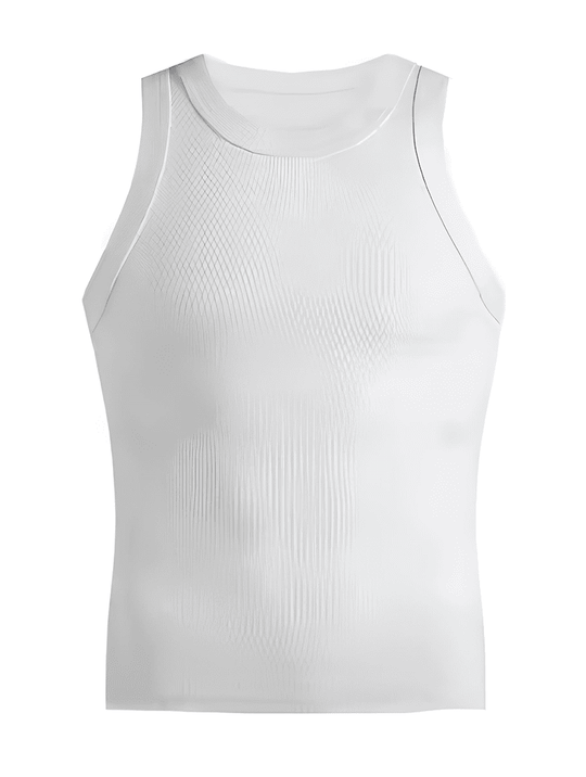 Kairo Stretch Tank Tops - White