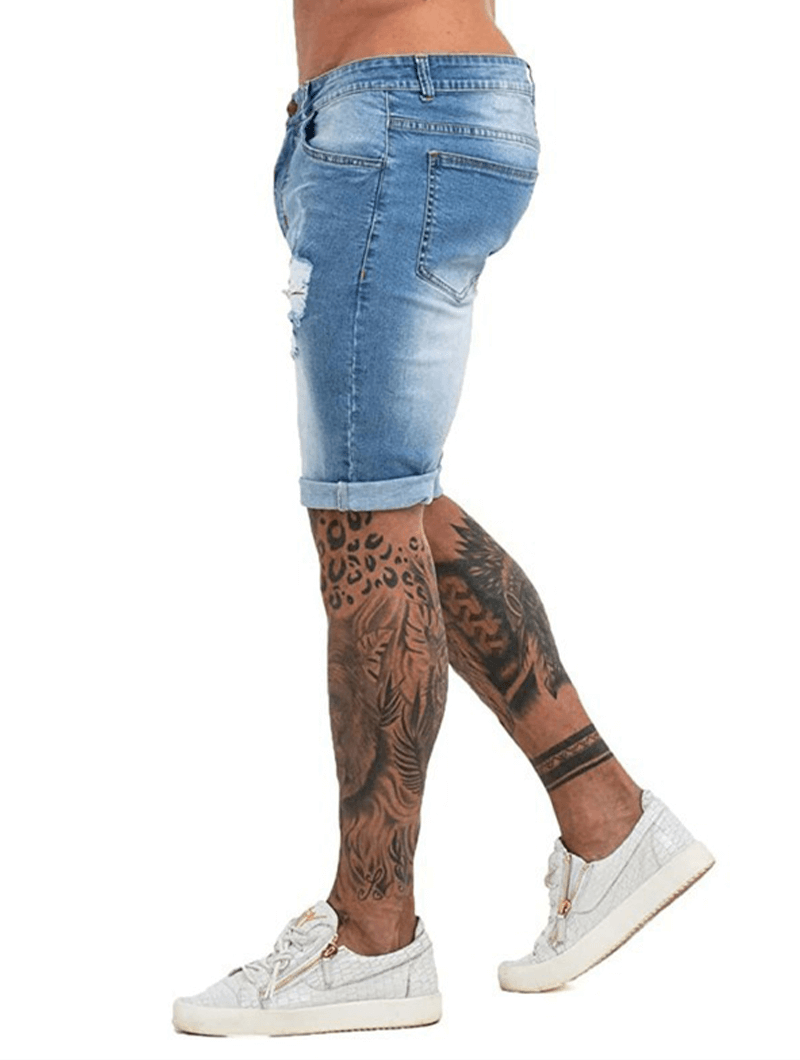 Marbella Denim Shorts - Blau