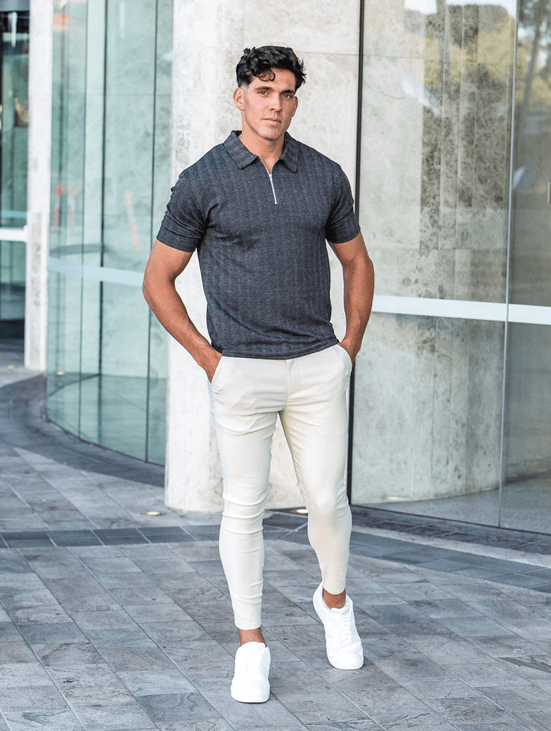 Noa Slim Fit Pants - Weiß