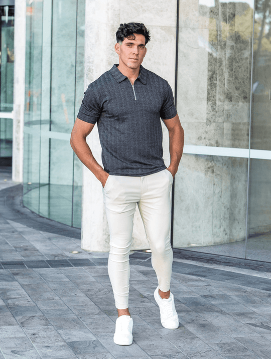 Noa Slim Fit Pants - Weiß