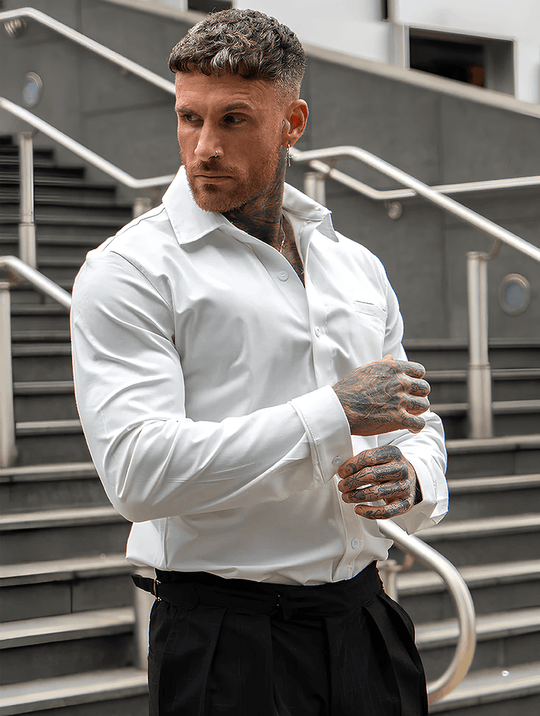 Clifford Plain White Shirt