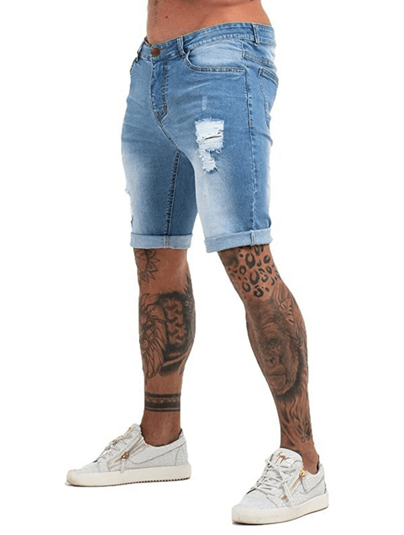 Marbella Denim Shorts - Blau