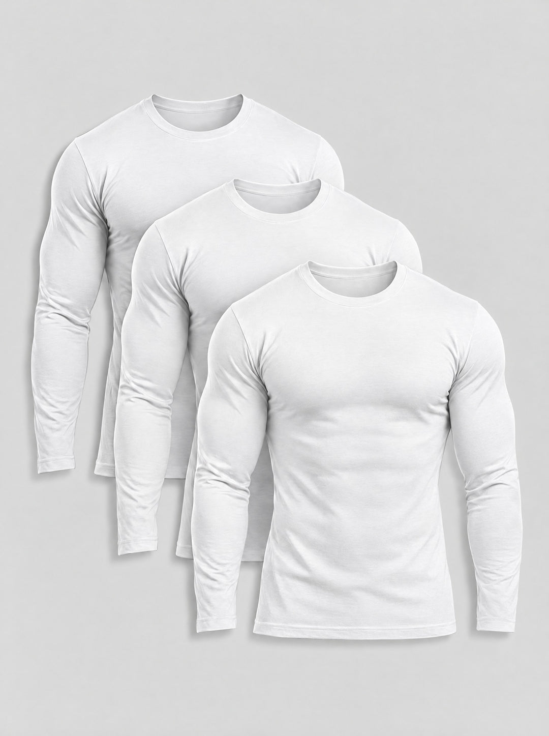 White Long Sleeve 3-Pack | Tano