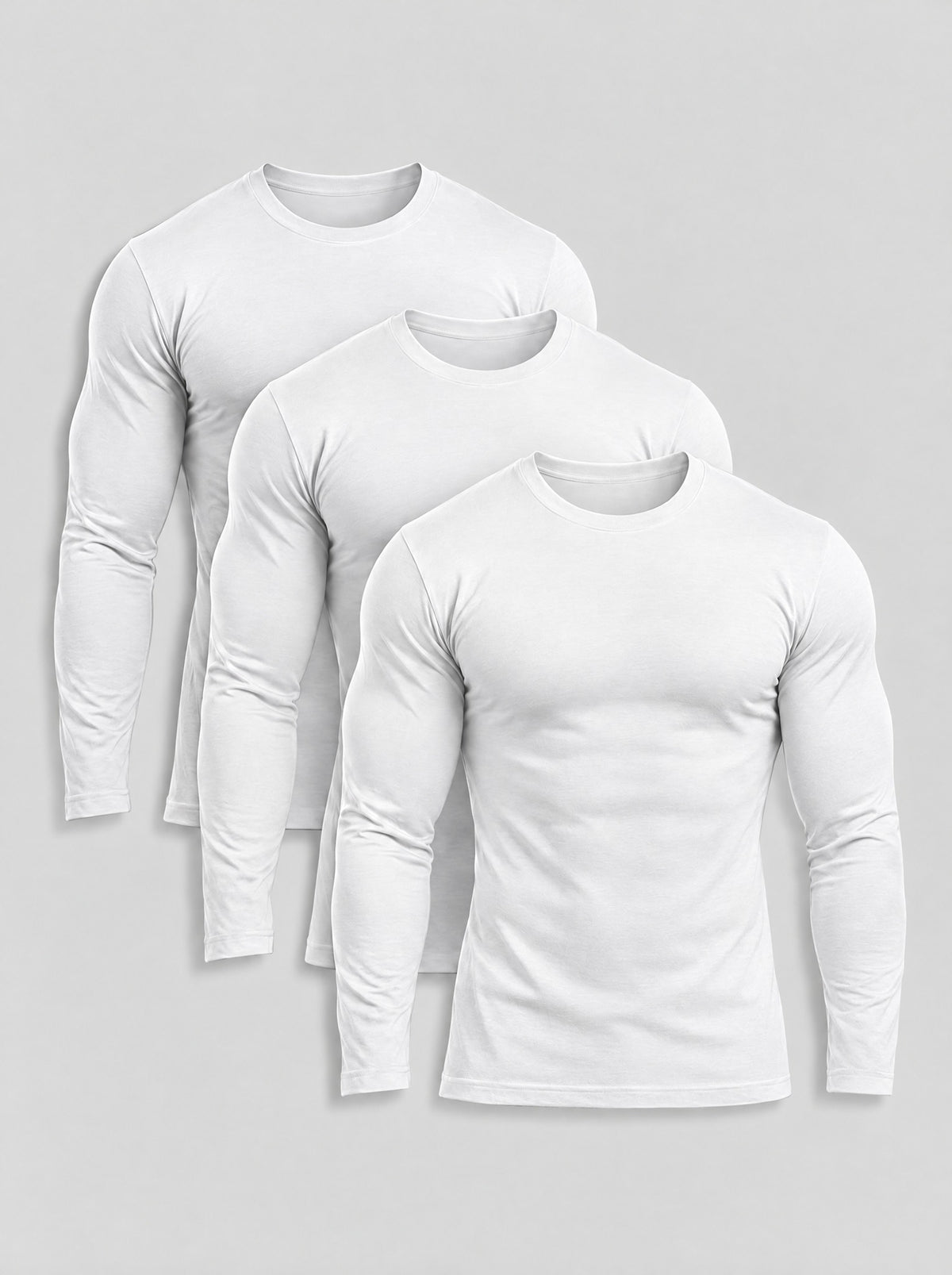 White Long Sleeve 3-Pack | Tano