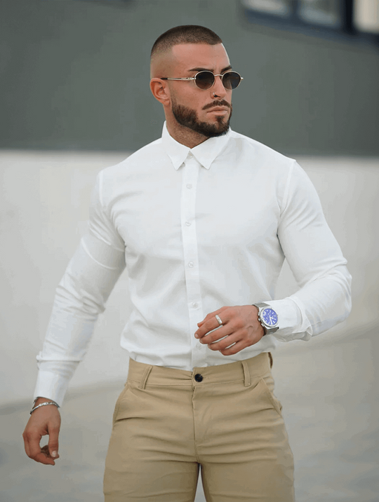 Marcus Tailored Shirt - Weiß