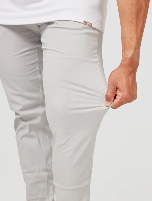 Noa Slim Fit Pants - White 