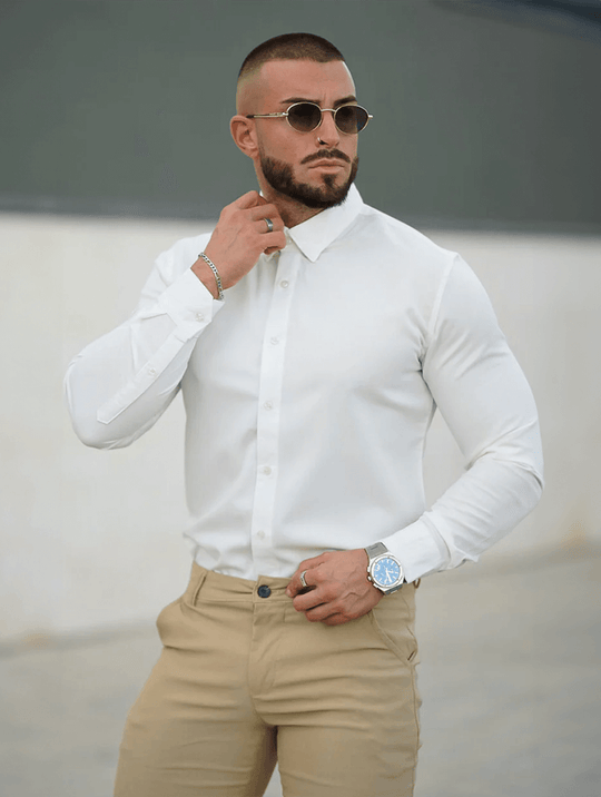 Marcus Tailored Shirt - Weiß