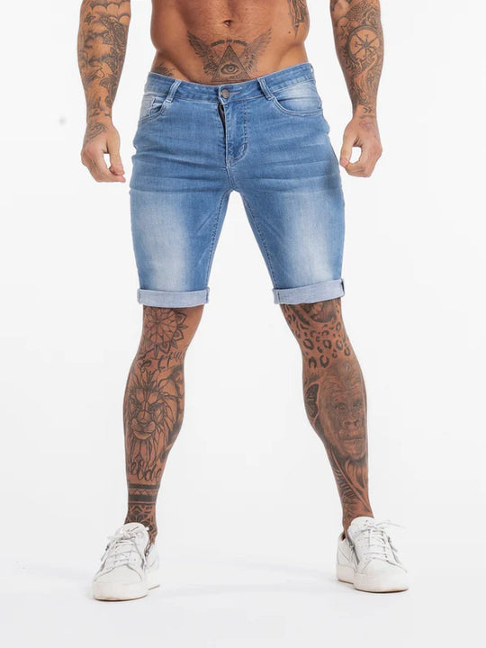 Marbella Denim Shorts - Hellblau