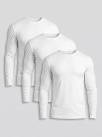 Sweater 3-Pack - White | Basino