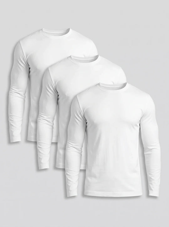 Sweater 3-Pack - White | Basino