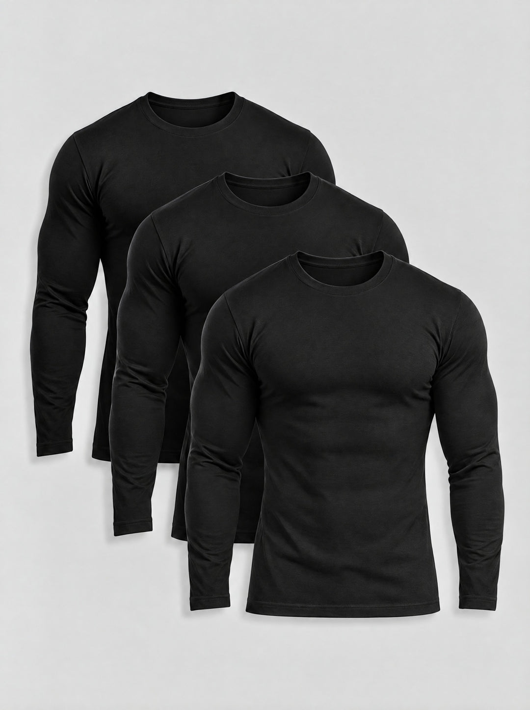 Black Long Sleeve 3-Pack | Tano