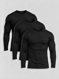 Black Long Sleeve 3-Pack | Tano