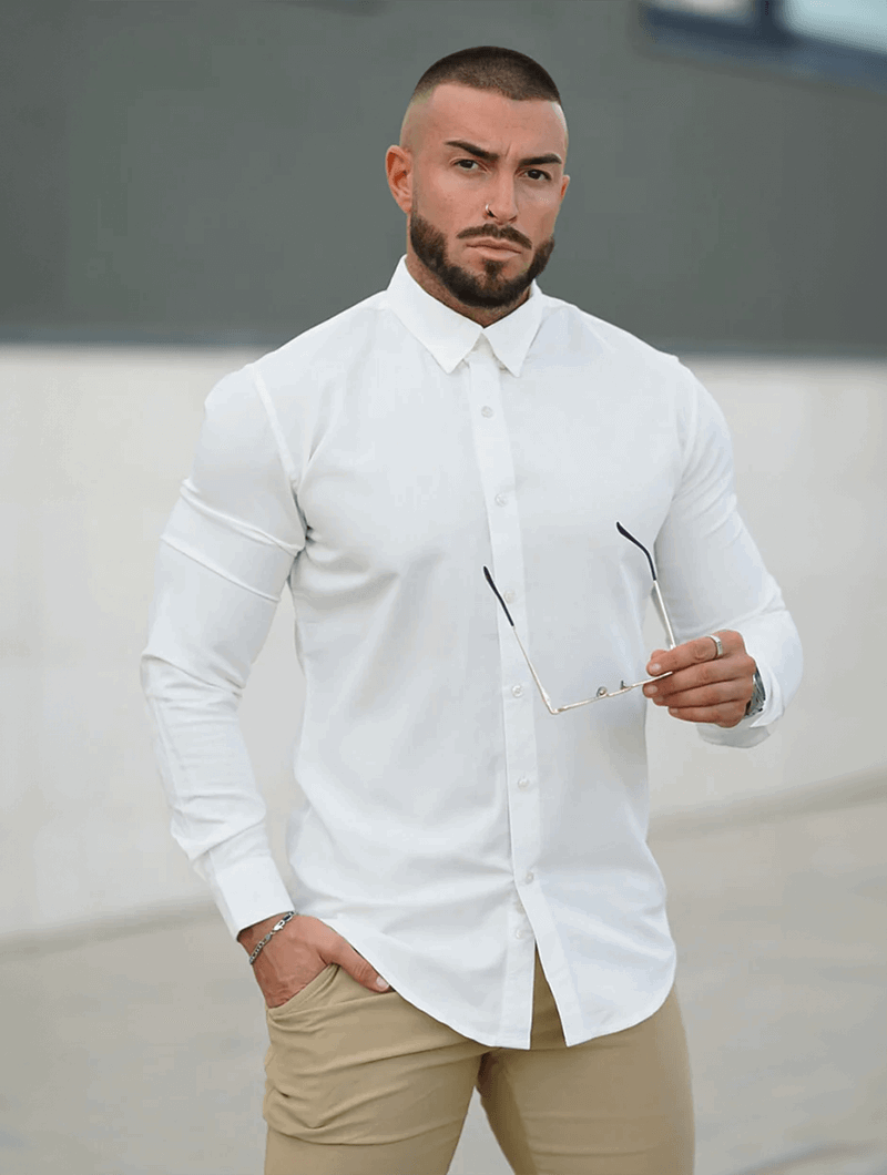 Marcus Tailored Shirt - Weiß