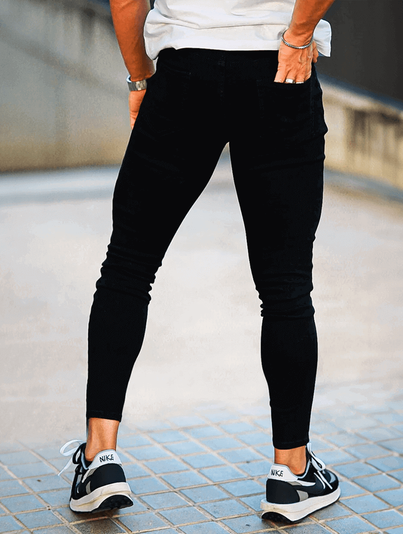 Paul Denim Jeans - Nero Strappato