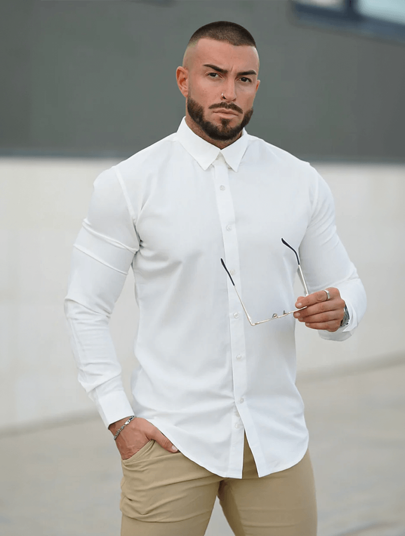 Marcus Tailored Shirt - Weiß