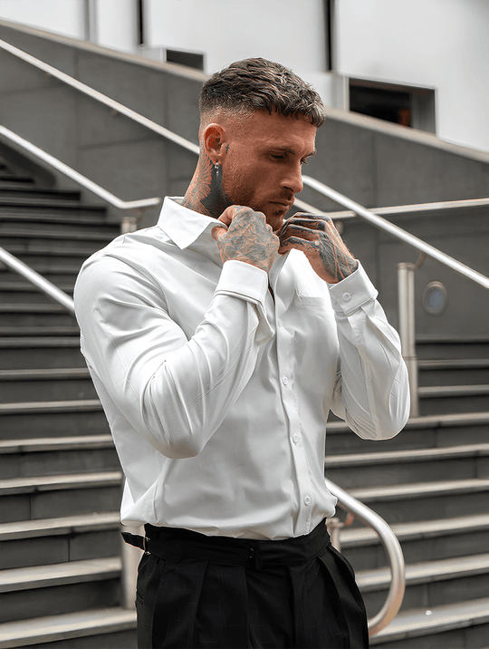 Clifford Plain White Shirt