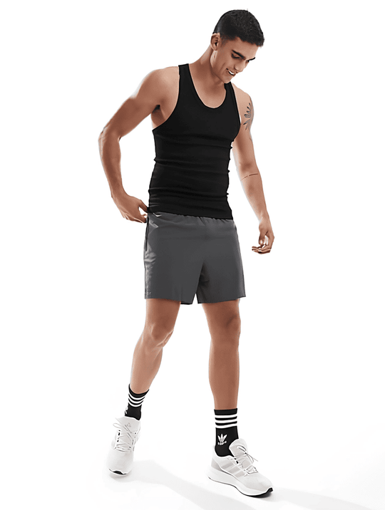 Kairo Stretch Tank Tops - Black