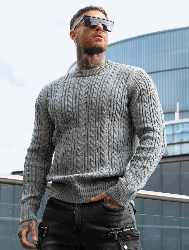 Tironi Sweater - Hellgrau