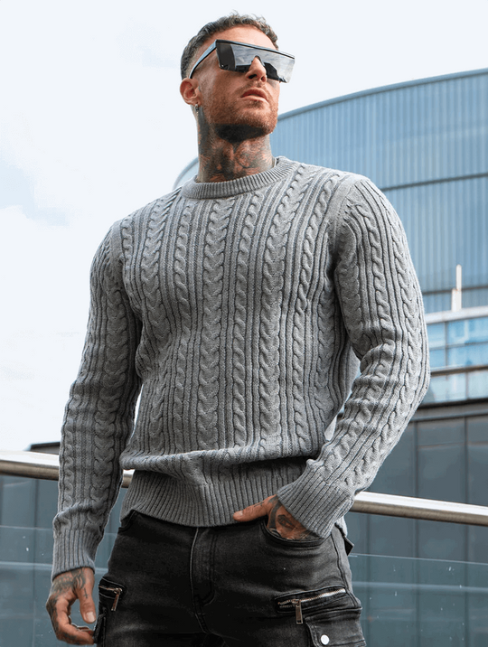 Tironi Sweater - Hellgrau