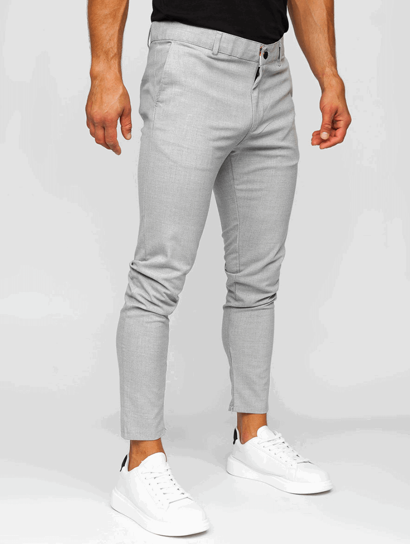 Noa Stretch Pants - Hellgrau