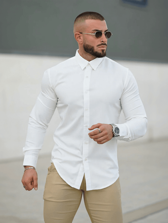 Marcus Tailored Shirt - Weiß