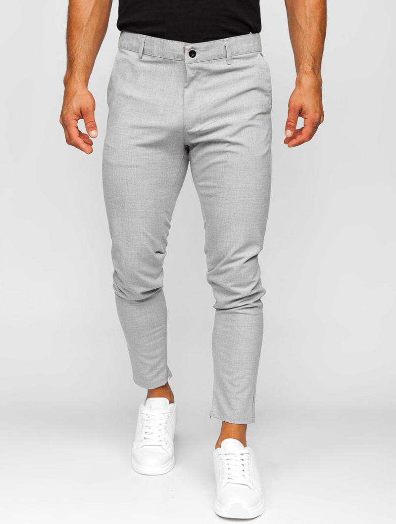 Noa Stretch Pants - Grigio chiaro