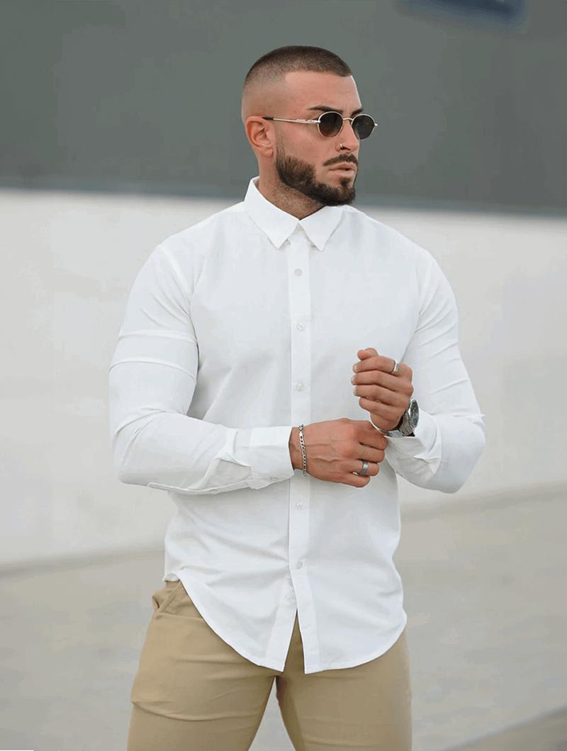 Marcus Tailored Shirt - Weiß