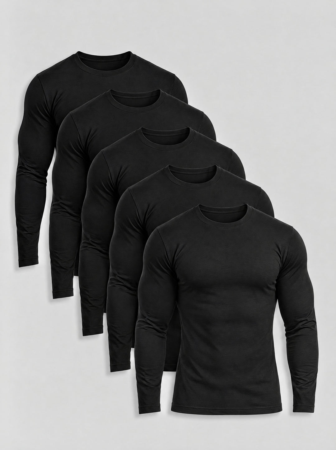 Black Long Sleeve 5-Pack | Tano