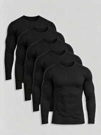 Black Long Sleeve 5-Pack | Tano