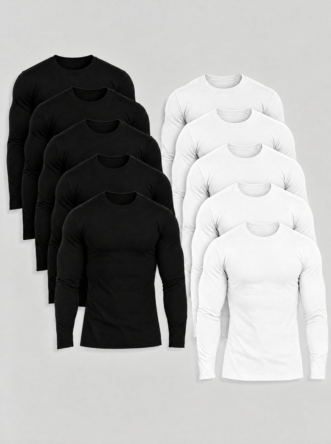Black & White Long Sleeve 10-Pack | Tano