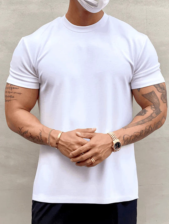 Smart Fit Set | Noa Pants Black + Aleano White T-Shirt