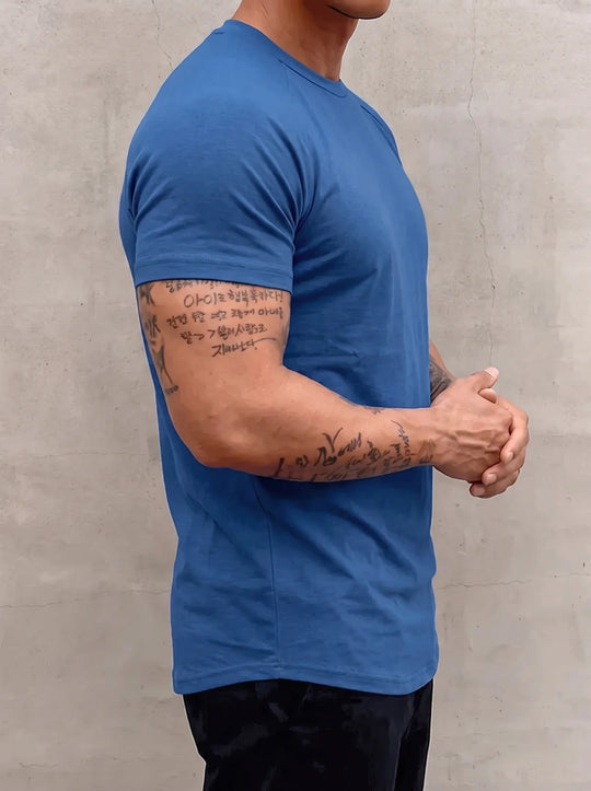 Aleano Fit T-Shirt - Denim Blue