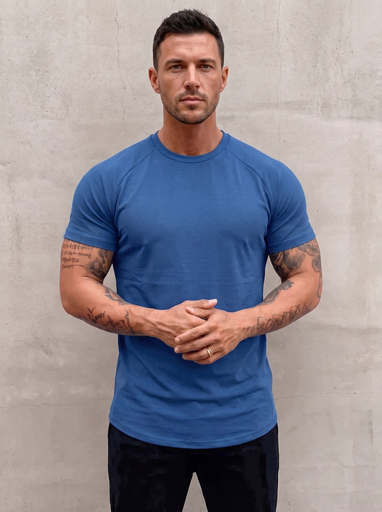Aleano Fit T-Shirt - Denim Blue