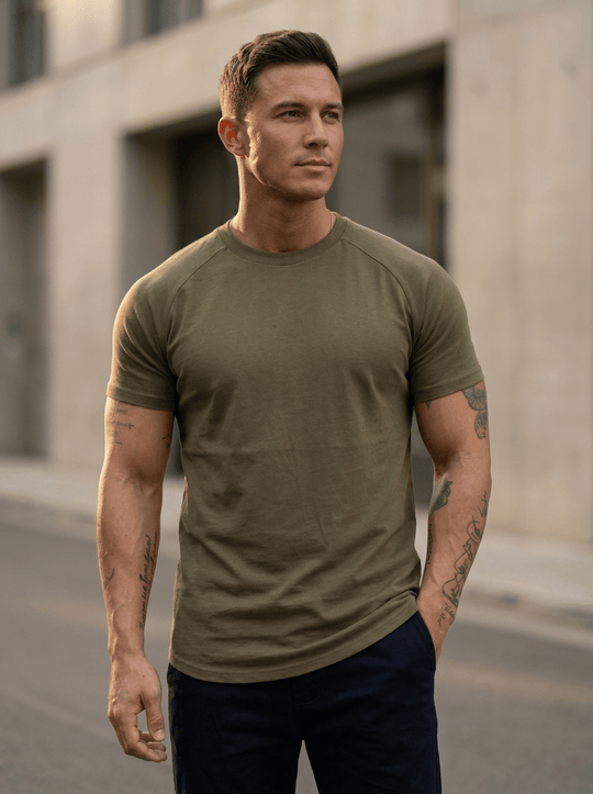 Aleano Fit T-Shirt - Olive Green
