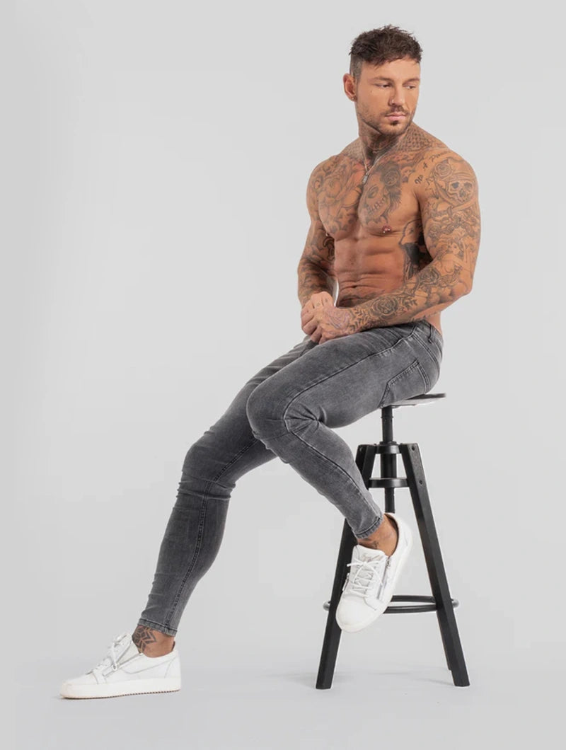 The Amano Jeans - Dark Grey