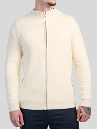 Apollo Zip Sweater - Beige