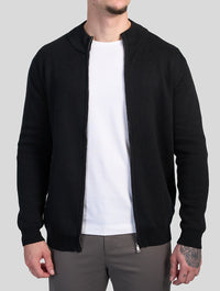 Apollo Zip Sweater - Nero
