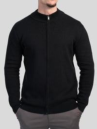 Apollo Zip Sweater - Nero