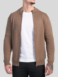 Suéter Apollo Zip - Marrón