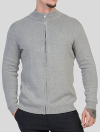 Apollo Zip Sweater - Grigio