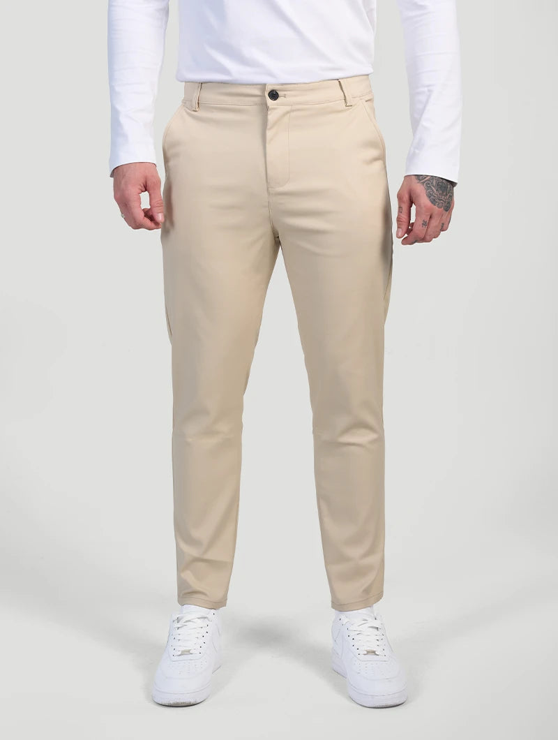 Pantaloni Stretch Astino - Beige