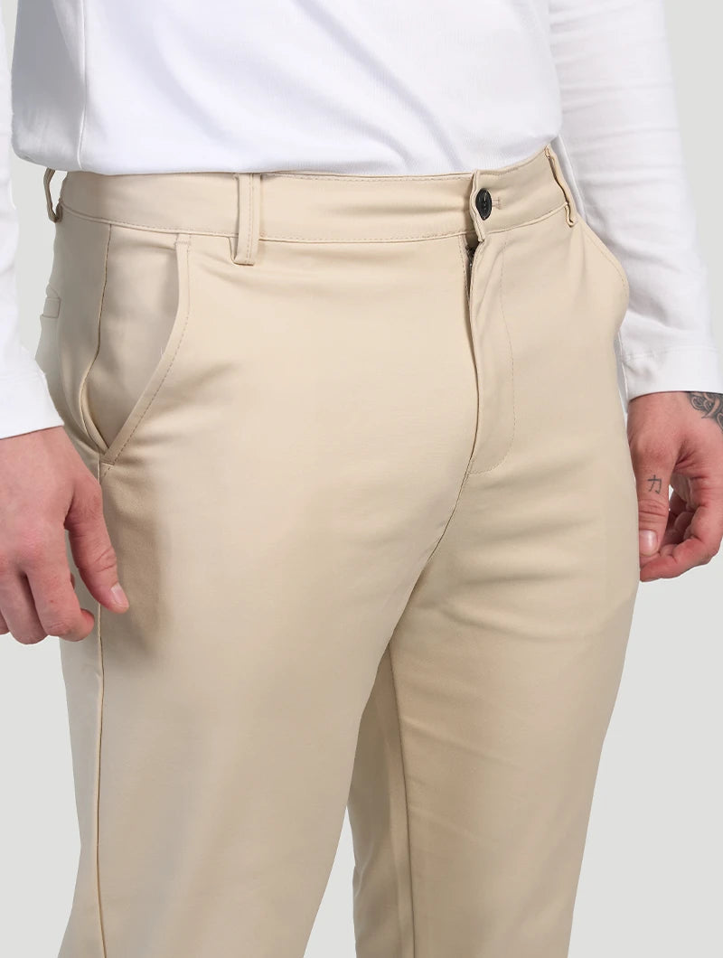 Pantaloni Stretch Astino - Beige