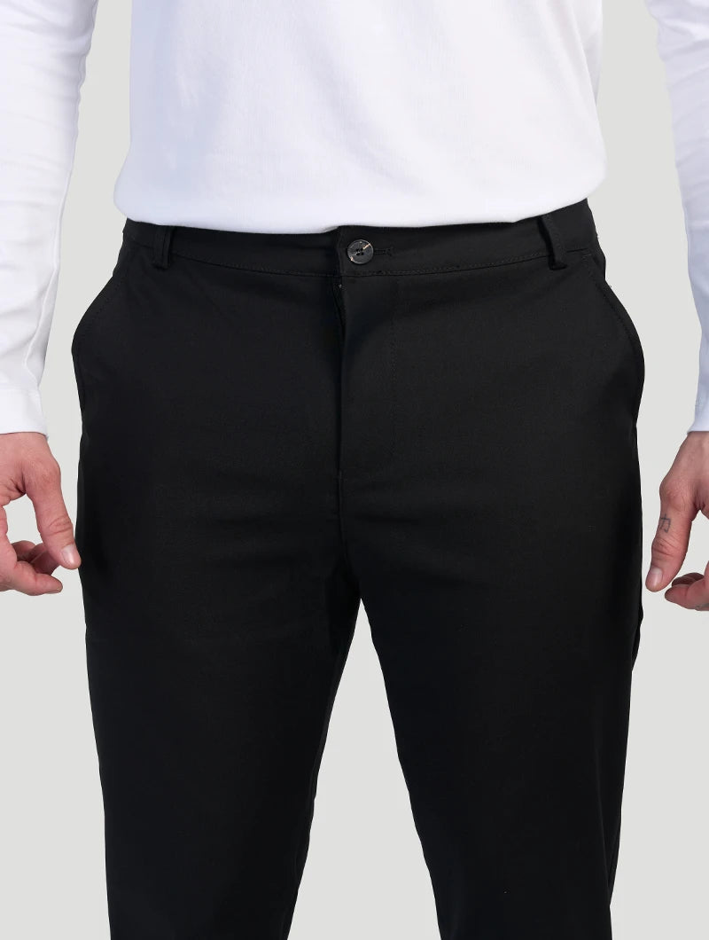 Pantaloni Stretch Astino - Nero